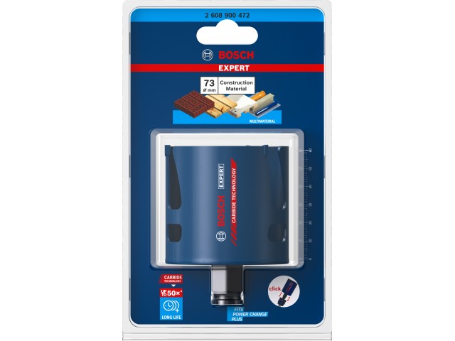 Žaga za izrezovanje lukenj Bosch EXPERT Construction Material, 73x60mm, 2608900472